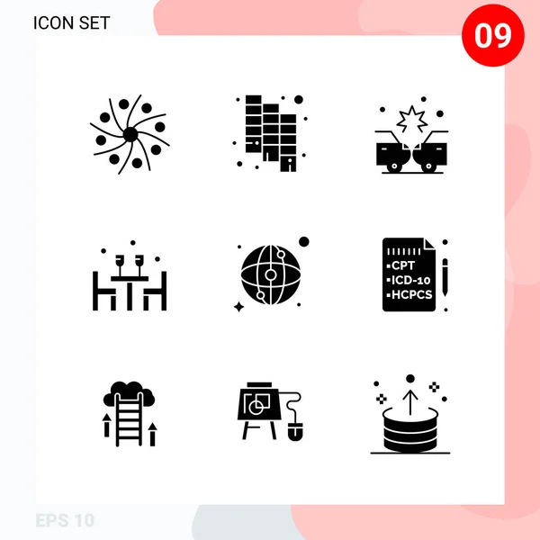 Set Universal Creative Icons Simply Vector Illustrations Web Mobile Apps — Stock Vector