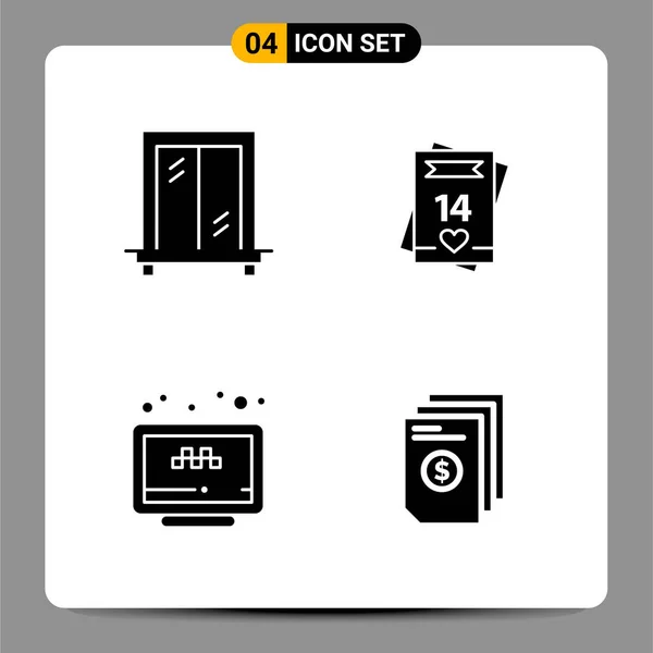 Set Universal Creative Icons Simply Vector Illustrations Web Mobile Apps — Stock Vector