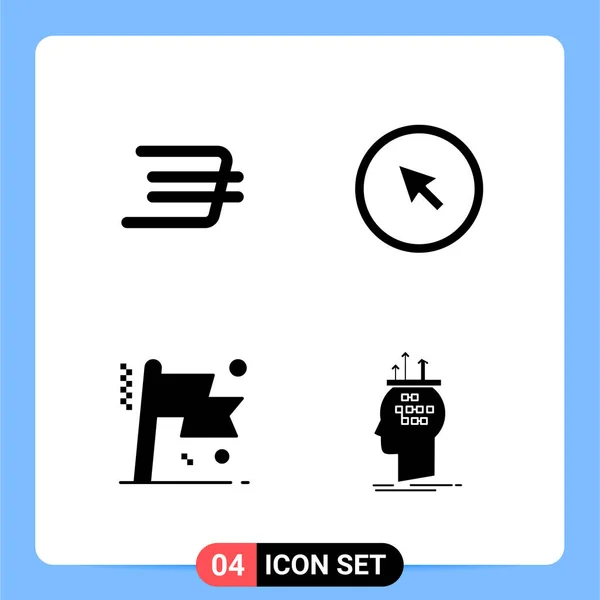 Set Universal Creative Icons Simply Vector Illustrations Web Mobile Apps — Stock Vector