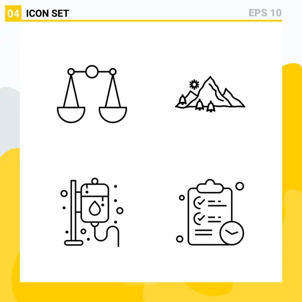 Set Universal Creative Icons Simply Vector Illustrations Web Mobile Apps — Stock Vector