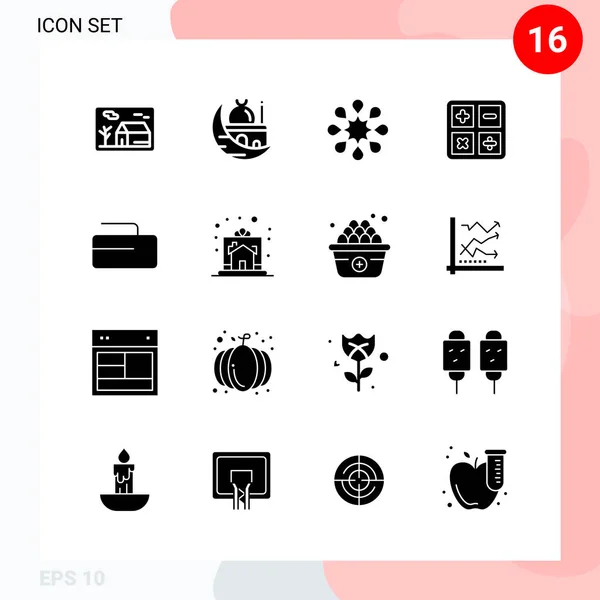 Set Universal Creative Icons Simply Vector Illustrations Web Mobile Apps — Stock Vector