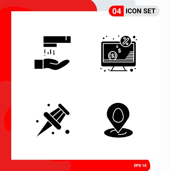 Conjunto Iconos Creativos Universales Simplemente Vector Ilustraciones Para Aplicaciones Web — Vector de stock