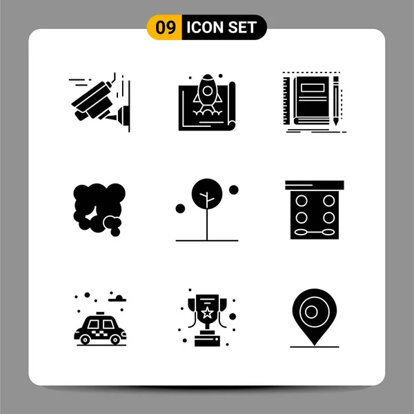 Conjunto Iconos Creativos Universales Simplemente Vector Ilustraciones Para Aplicaciones Web — Vector de stock