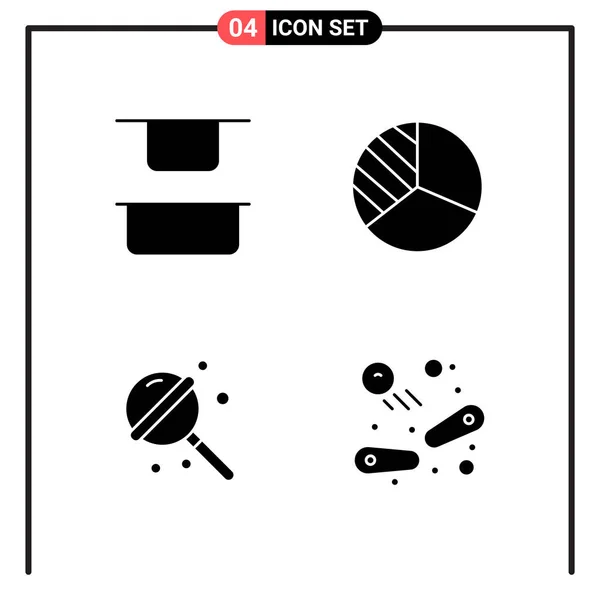 Conjunto Iconos Creativos Universales Simplemente Vector Ilustraciones Para Aplicaciones Web — Vector de stock