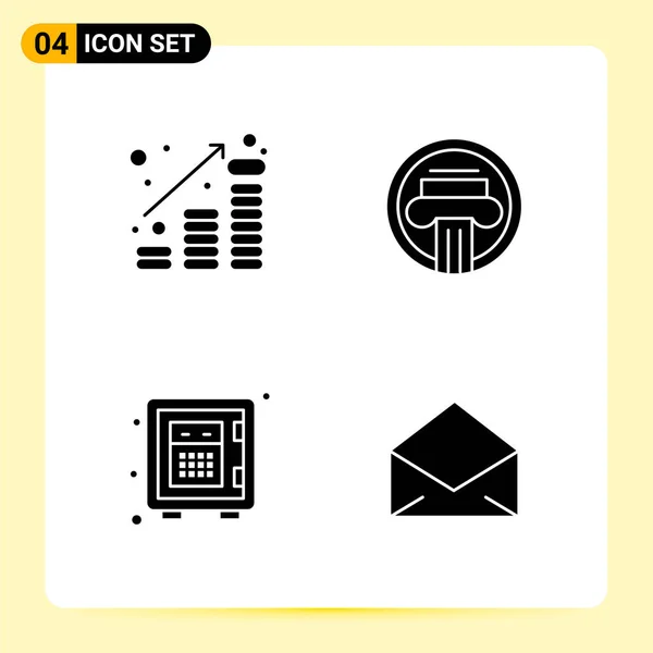 Conjunto Iconos Creativos Universales Simplemente Vector Ilustraciones Para Aplicaciones Web — Vector de stock