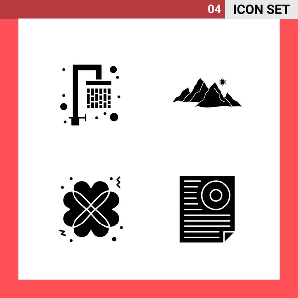 Conjunto Iconos Creativos Universales Simplemente Vector Ilustraciones Para Aplicaciones Web — Vector de stock