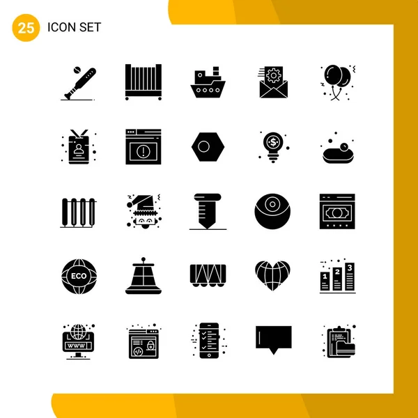 Conjunto Iconos Creativos Universales Simplemente Vector Ilustraciones Para Aplicaciones Web — Vector de stock