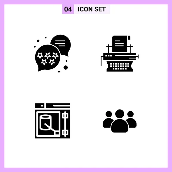 Set Universal Creative Icons Simply Vector Illustrations Web Mobile Apps — Stock Vector