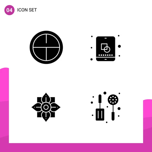 Conjunto Iconos Creativos Universales Simplemente Vector Ilustraciones Para Aplicaciones Web — Vector de stock