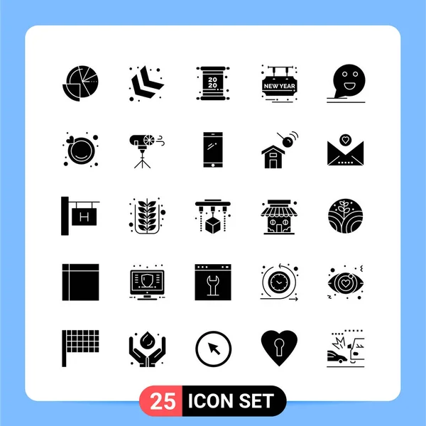 Conjunto Iconos Creativos Universales Simplemente Vector Ilustraciones Para Aplicaciones Web — Vector de stock