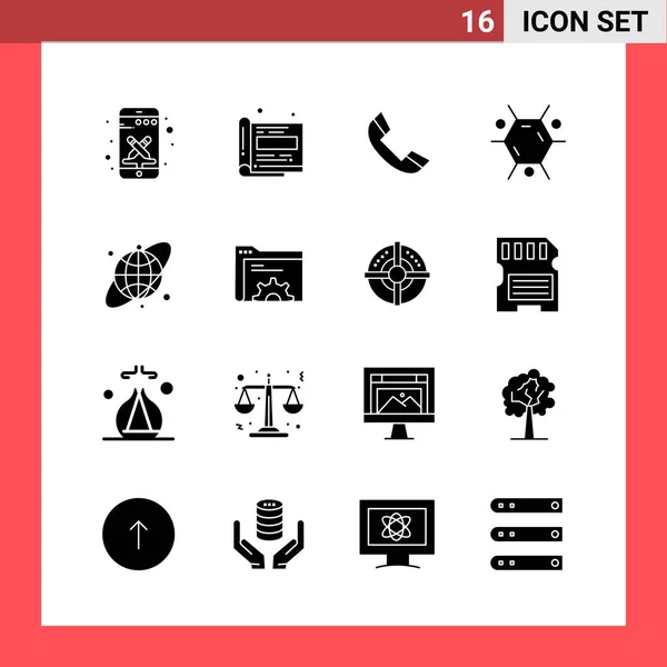 Conjunto Iconos Creativos Universales Simplemente Vector Ilustraciones Para Aplicaciones Web — Vector de stock