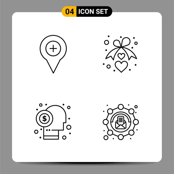 Set van 25 Universele Business Iconen Vector — Stockvector