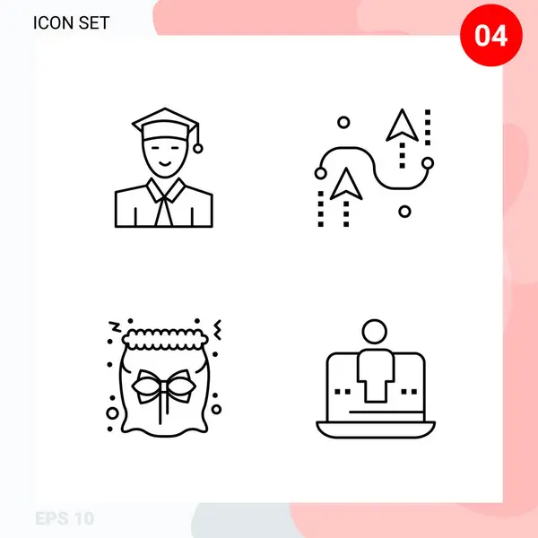 Set de 25 iconos de negocio universales Vector — Vector de stock