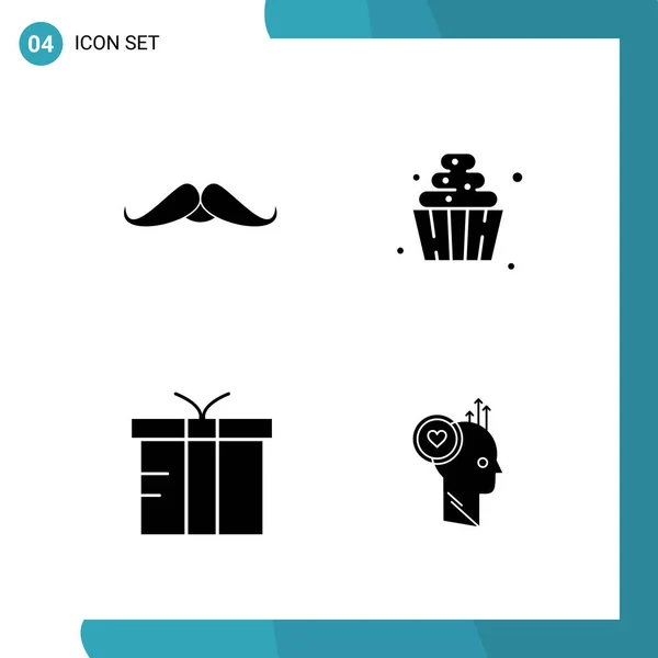 Conjunto Iconos Creativos Universales Simplemente Vector Ilustraciones Para Aplicaciones Web — Vector de stock