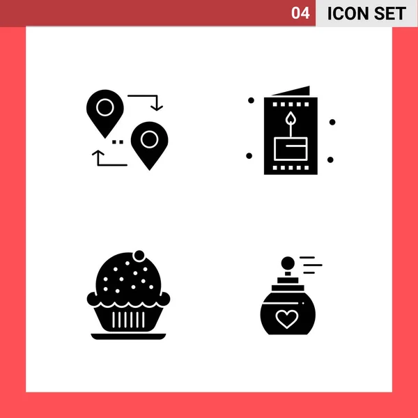 Conjunto Iconos Creativos Universales Simplemente Vector Ilustraciones Para Aplicaciones Web — Vector de stock