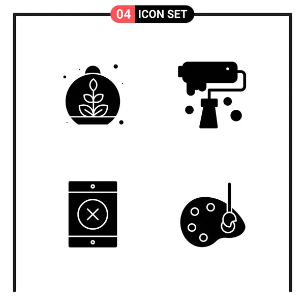 Conjunto Iconos Creativos Universales Simplemente Vector Ilustraciones Para Aplicaciones Web — Vector de stock