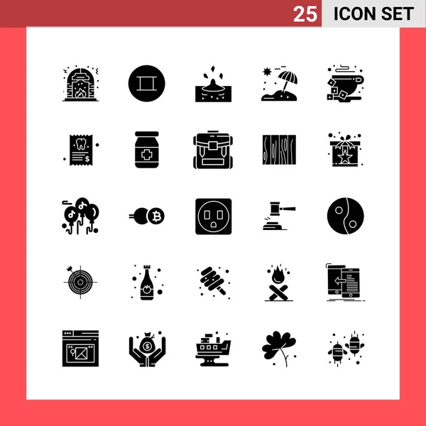 Conjunto Iconos Creativos Universales Simplemente Vector Ilustraciones Para Aplicaciones Web — Vector de stock