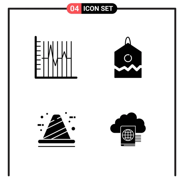 Conjunto Iconos Creativos Universales Simplemente Vector Ilustraciones Para Aplicaciones Web — Vector de stock