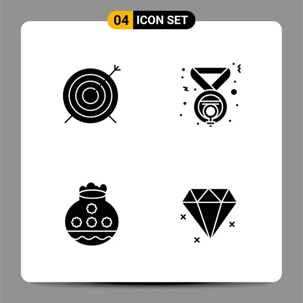 Conjunto Iconos Creativos Universales Simplemente Vector Ilustraciones Para Aplicaciones Web — Archivo Imágenes Vectoriales