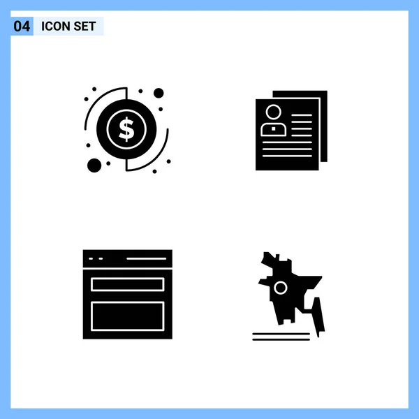 Conjunto Iconos Creativos Universales Simplemente Vector Ilustraciones Para Aplicaciones Web — Vector de stock