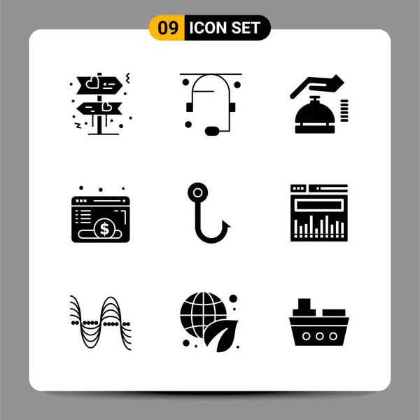 Set Universal Creative Icons Simply Vector Illustrations Web Mobile Apps — Stock Vector