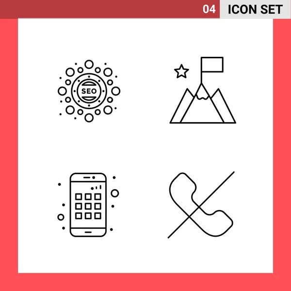 Set dari 25 Universal Business Icons Vector - Stok Vektor