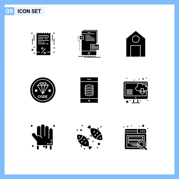 Set Universal Creative Icons Simply Vector Illustrations Web Mobile Apps — Stock Vector