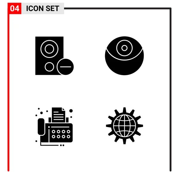 Set Universeller Kreativer Symbole Einfach Vektorillustrationen Für Web Und Mobile — Stockvektor