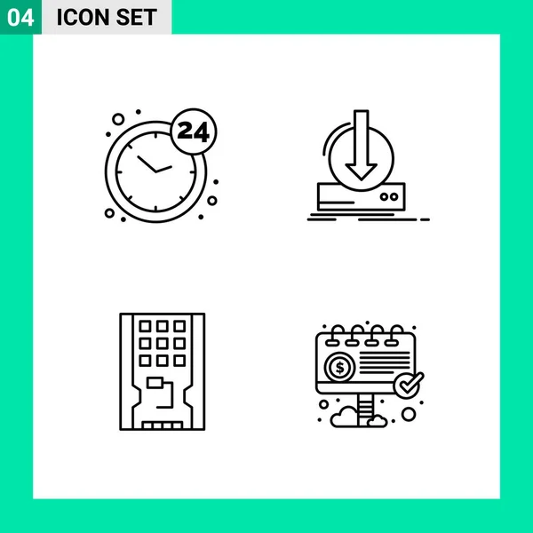 Set van 25 Universele Business Iconen Vector — Stockvector