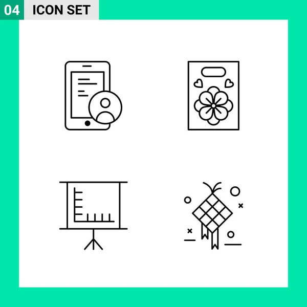 Set de 25 iconos de negocio universales Vector — Vector de stock