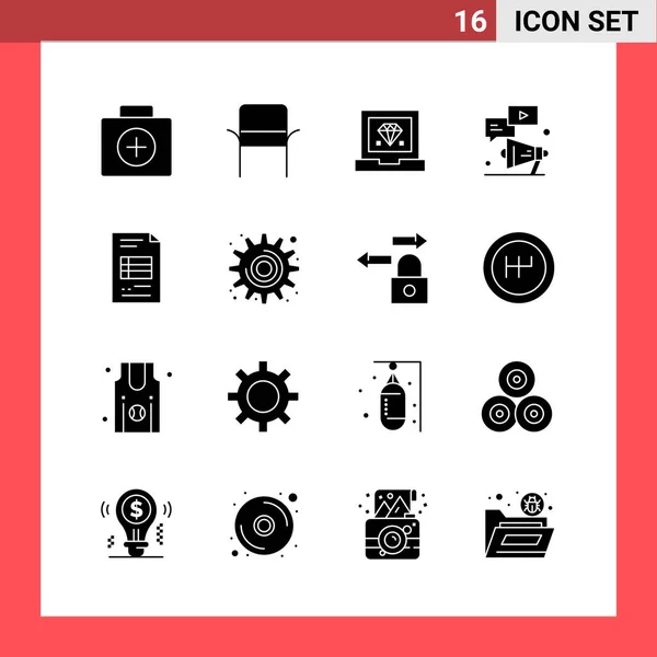 Set de 25 iconos de negocio universales Vector — Archivo Imágenes Vectoriales