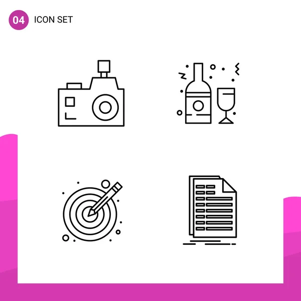 Set of 16 Universal Icons Business Vector — Stock Vector