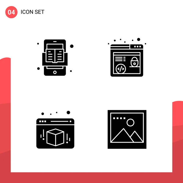 Set of 25 Universal Business Icons Vector — Stock Vector