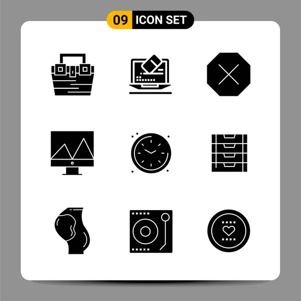 Set of 25 Universal Business Icons Vector — Stockový vektor