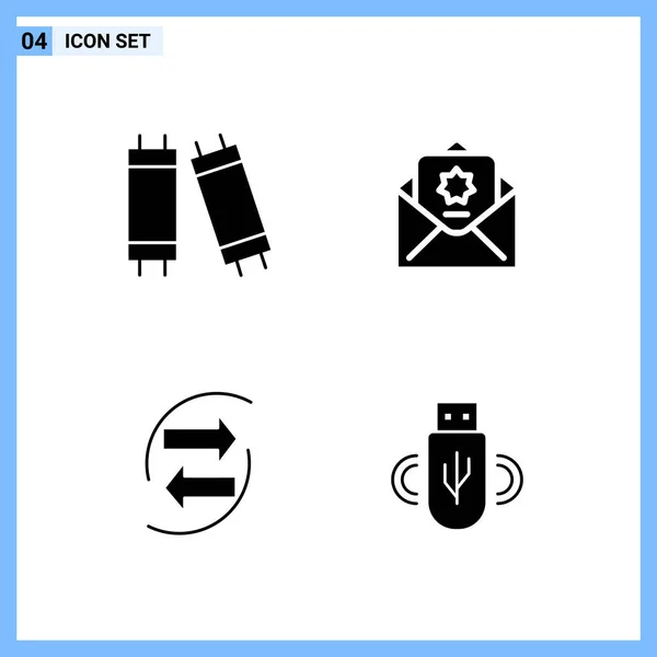 Conjunto Iconos Creativos Universales Simplemente Vector Ilustraciones Para Aplicaciones Web — Vector de stock