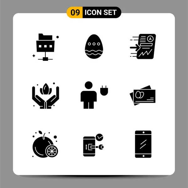 Conjunto Iconos Creativos Universales Simplemente Vector Ilustraciones Para Aplicaciones Web — Vector de stock