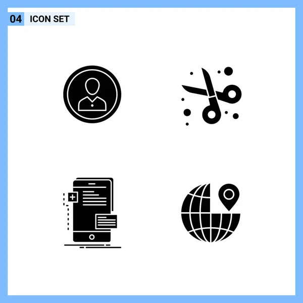 Set Universal Creative Icons Simply Vector Illustrations Web Mobile Apps — Stock Vector