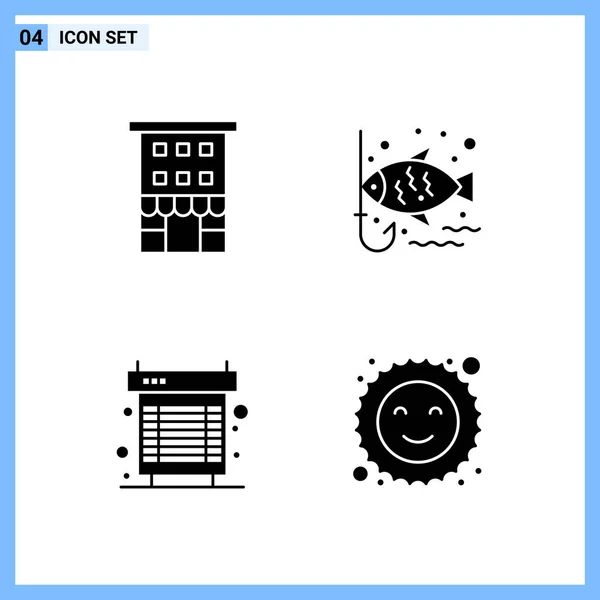 Set Universal Creative Icons Simply Vector Illustrations Web Mobile Apps — Stock Vector