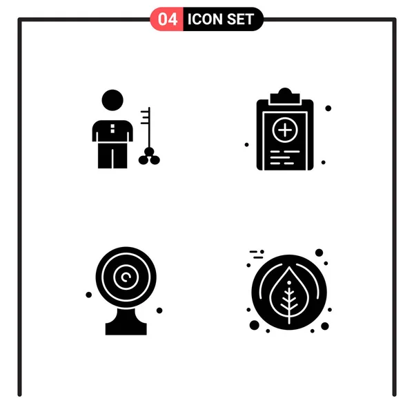 Conjunto Iconos Creativos Universales Simplemente Vector Ilustraciones Para Aplicaciones Web — Vector de stock