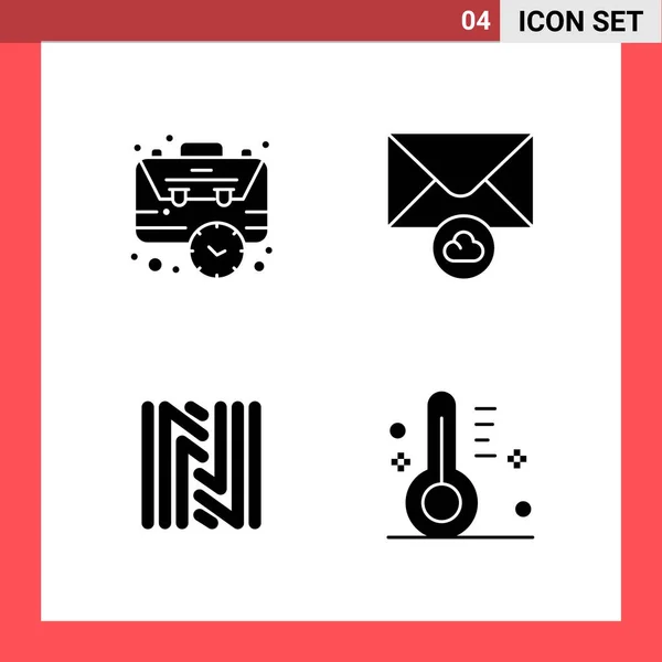 Conjunto Iconos Creativos Universales Simplemente Vector Ilustraciones Para Aplicaciones Web — Vector de stock