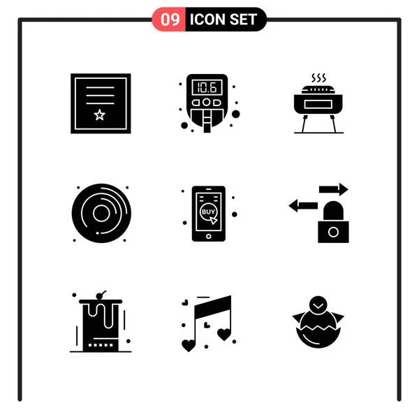 Conjunto Iconos Creativos Universales Simplemente Vector Ilustraciones Para Aplicaciones Web — Vector de stock