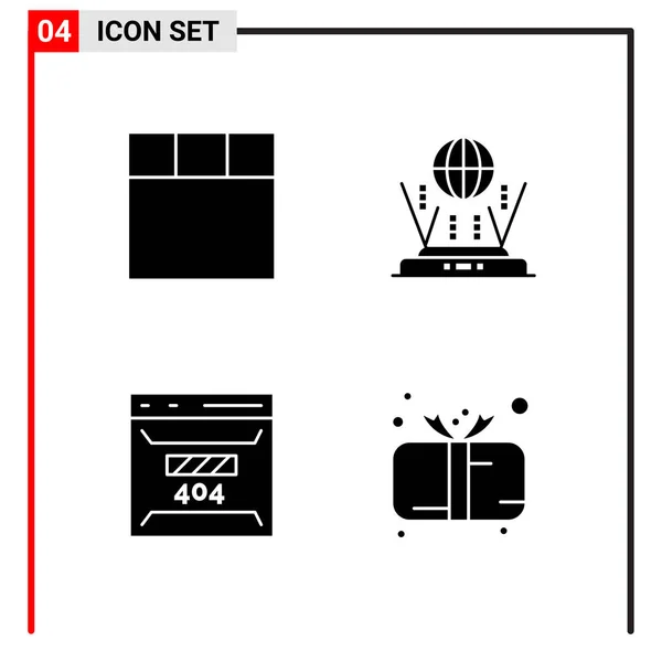 Conjunto Ícones Criativos Universais Simplesmente Vetor Ilustrações Para Web Aplicativos — Vetor de Stock