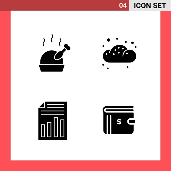 Conjunto Iconos Creativos Universales Ilustración Vectorial — Vector de stock