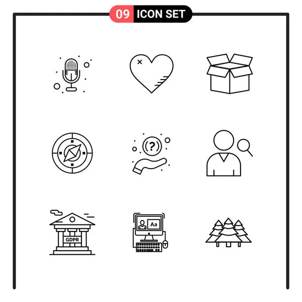 Set de 25 iconos de negocio universales Vector — Archivo Imágenes Vectoriales