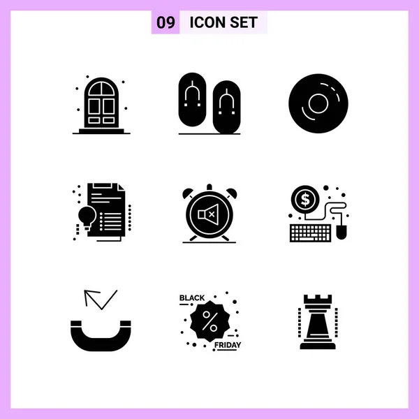 Set de 25 iconos de negocio universales Vector — Vector de stock