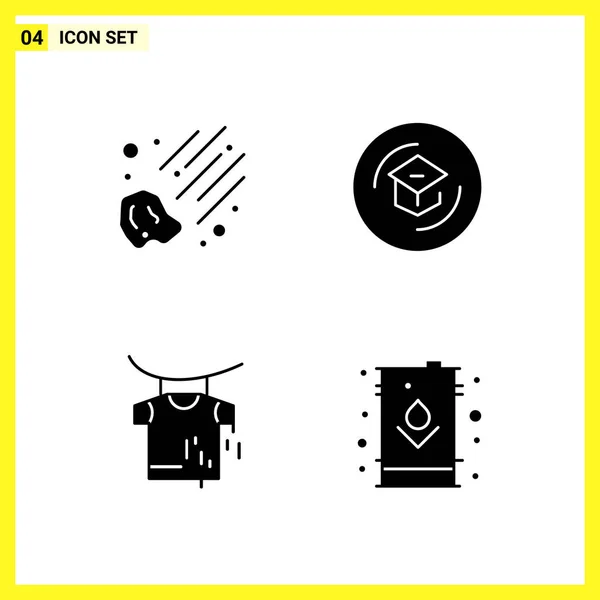 Conjunto Iconos Creativos Universales Simplemente Vector Ilustraciones Para Aplicaciones Web — Vector de stock