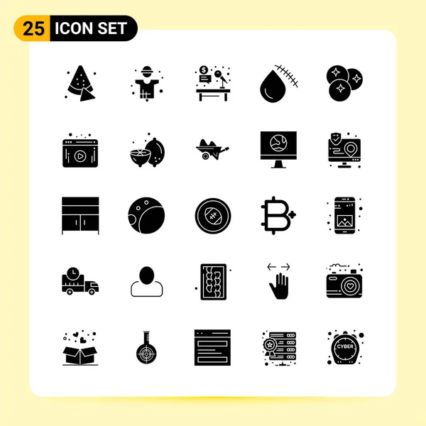 Conjunto Iconos Creativos Universales Simplemente Vector Ilustraciones Para Aplicaciones Web — Vector de stock