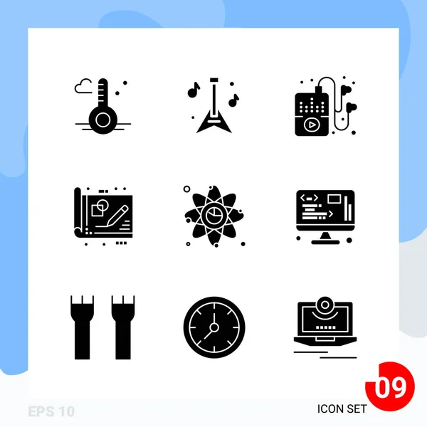 Conjunto Iconos Creativos Universales Simplemente Vector Ilustraciones Para Aplicaciones Web — Vector de stock