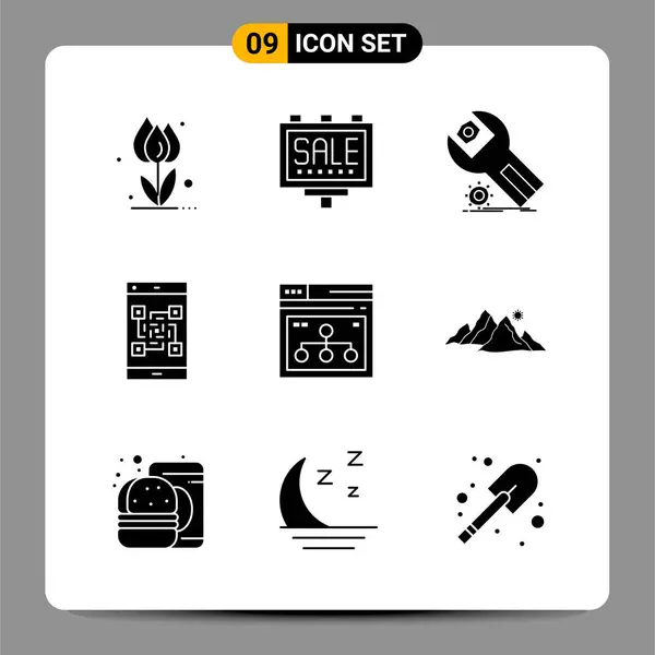 Set de 25 iconos de negocio universales Vector — Vector de stock