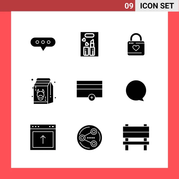 Conjunto Iconos Creativos Universales Simplemente Vector Ilustraciones Para Aplicaciones Web — Archivo Imágenes Vectoriales